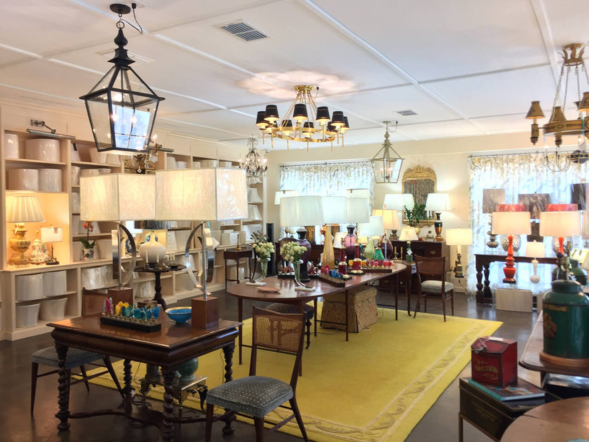 illumination lamp shop with unique and vintage lamps 