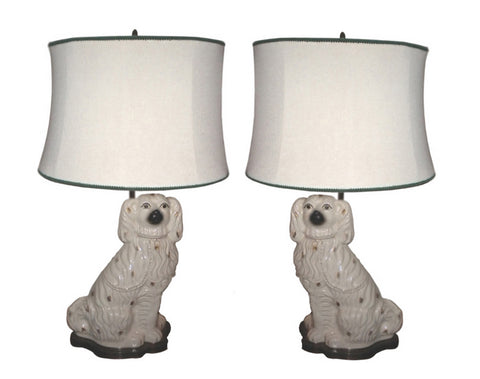 Staffordshire Dog Lamps